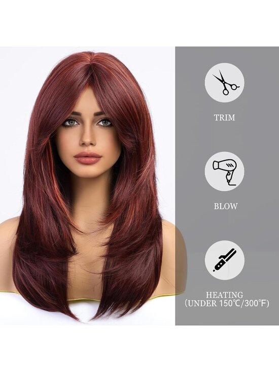 Women Blonde-new Heat Resistant Long Curly Shoulder Length Synthetic Wigs main image 4